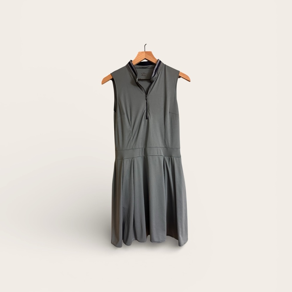 Ellie Day Sleeveless Zip-Up Dress